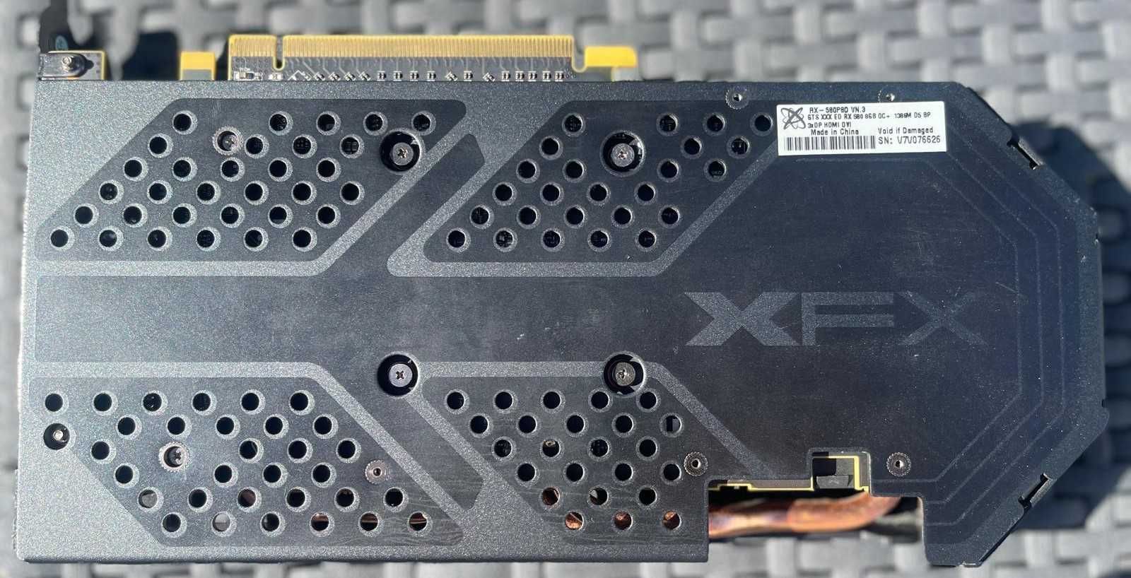XFX RX 580Gb 8GB OC - Defeito