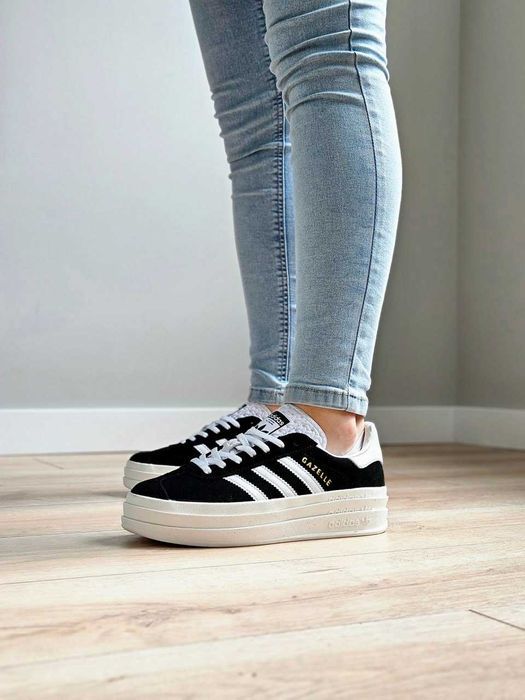 Кросівки Adidas Gazelle Bold Black premium