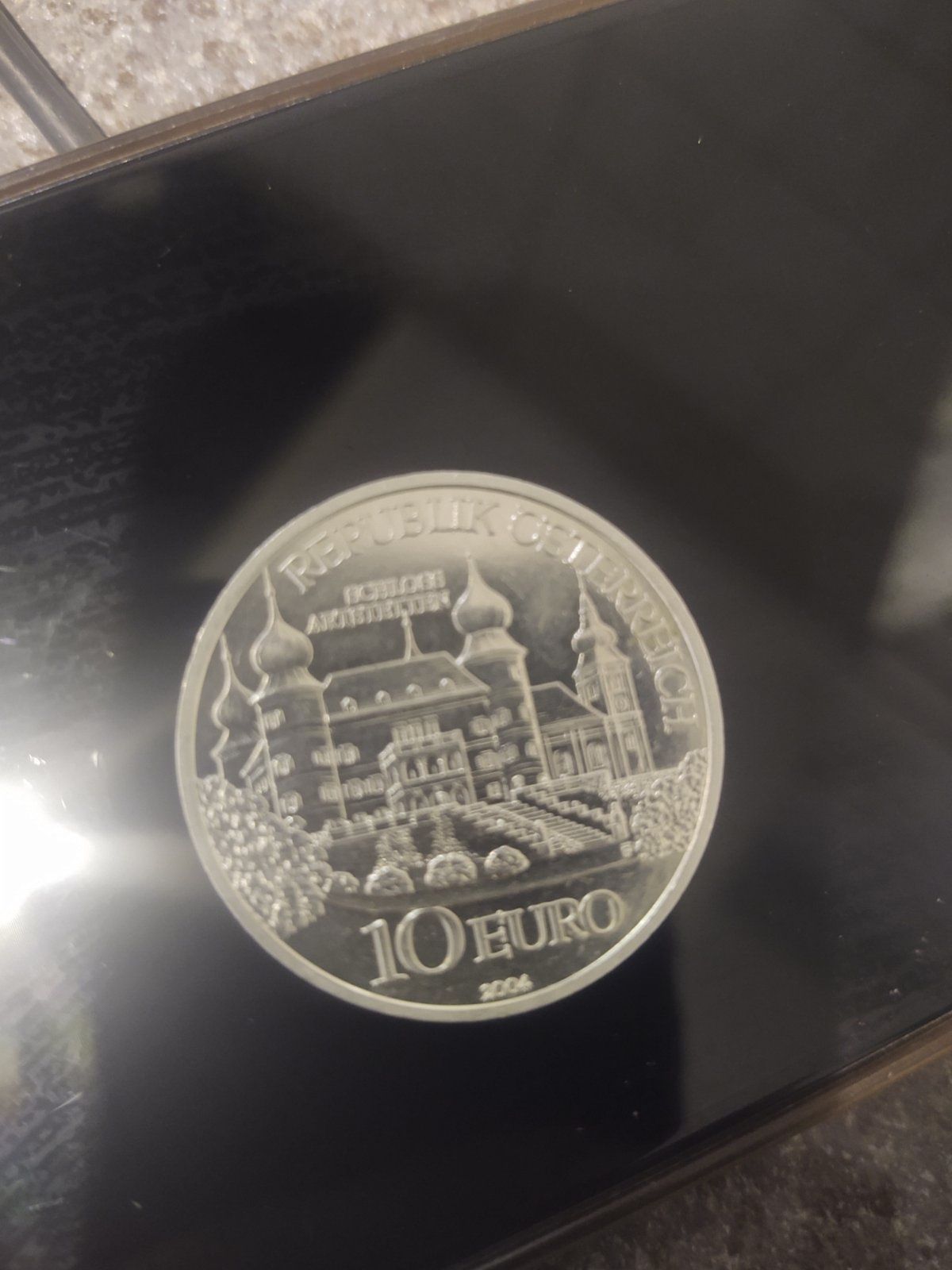 Срібна монета 10 євро 925