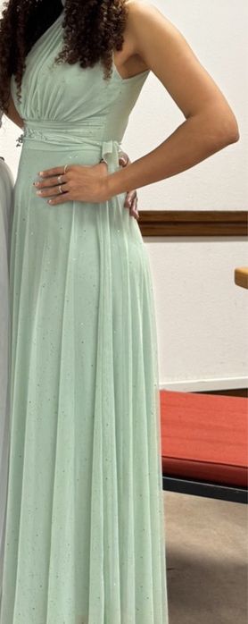 Vestido Verde cerimonia