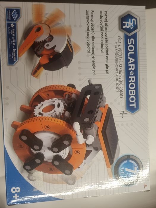 Zestaw do budowania robotów - Solar Robot 7 w 1 Zabawka edukacyjna