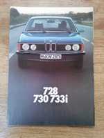 Prospekt BMW 7 E23 728, 730, 733i