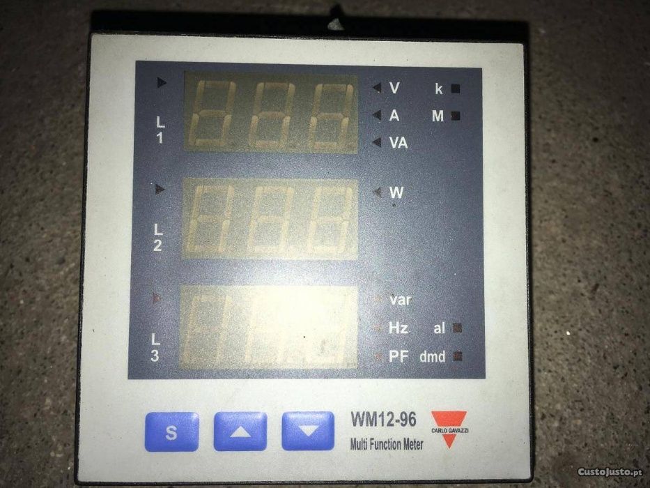 Analisador de Rede Trifásico Carlo Gavazzi WM12-96