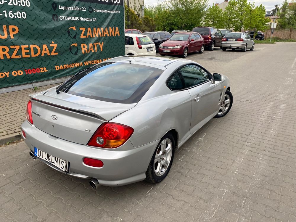 Hyundai Coupe 2.0 LPG 2004 rok alufelgi klima skóra szyberdach