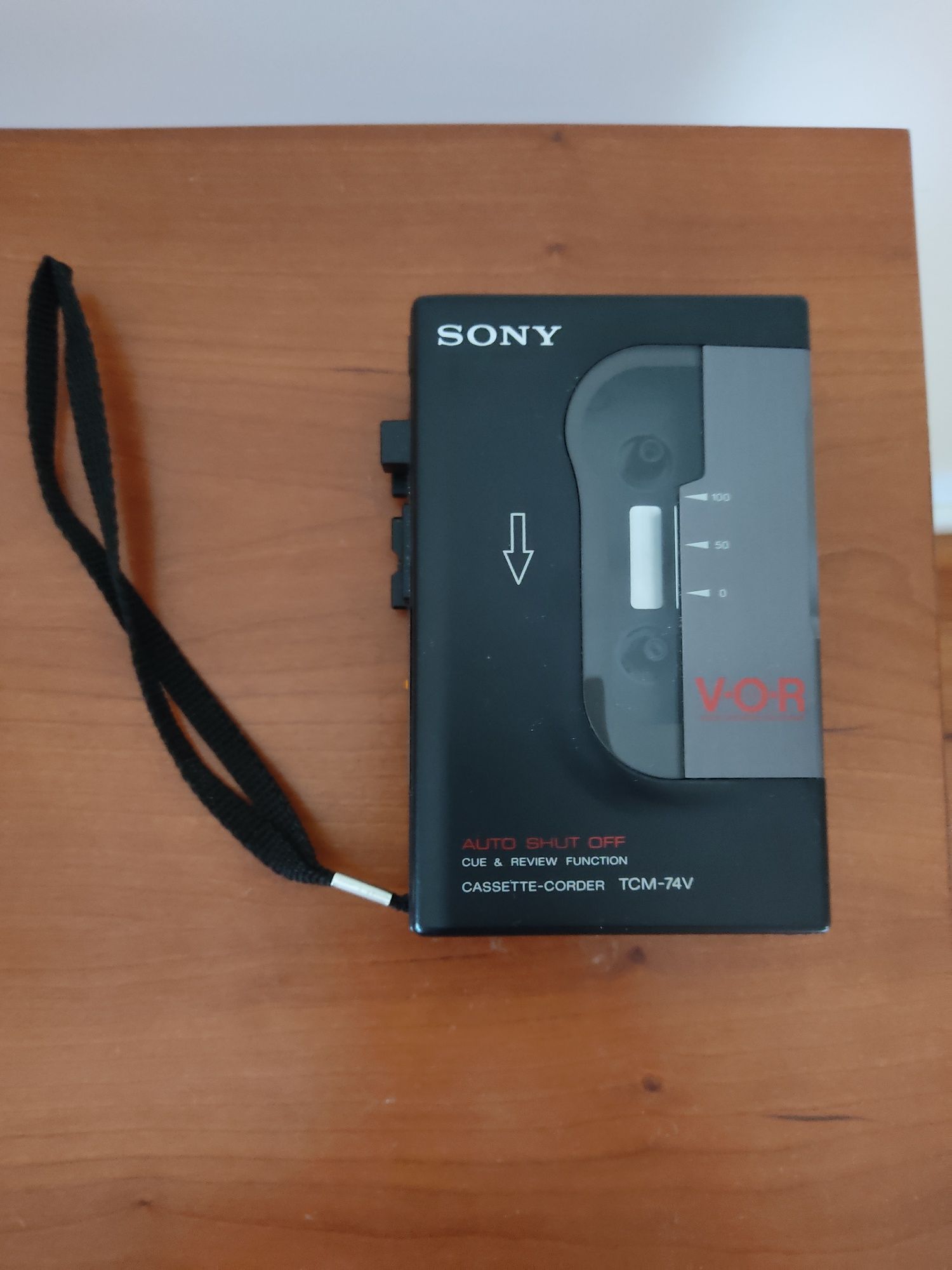 Leitor gravador de cassetes Sony
