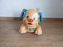 Szczeniaczek jeździk pchacz zabawka edukacyjna Fisher Price