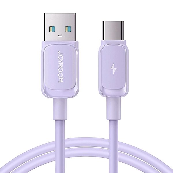Kabel USB - USB C 3A 1,2m Joyroom S-AC027A14 - fioletowy