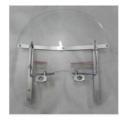 Ветровое стекло универсальное на мотоцикл чоппер Honda Suzuki Kawasaki