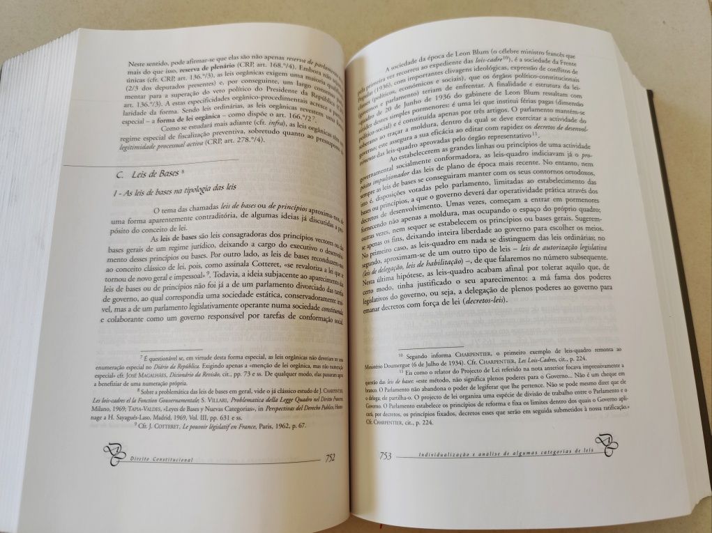 Direito Constitucional e Teoria da Constituição - G. Canotilho - 7a Ed