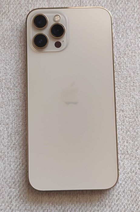 iPhone 12 Pro Max 256GB dourado - bateria nova