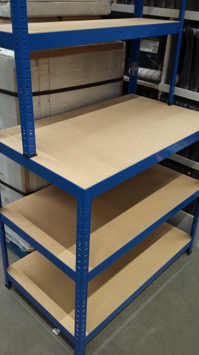 Regał Warsztatowy z blatem roboczym 180x100x60/30cm 3P-200kg/2P-100kg