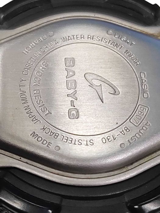 Zegarek Damski Casio Baby-G BA-130-4BER Black / Pink Puszka