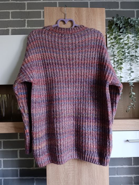 Zara светр об'ємний S, в'язаний светрик оверсайз M, кардиган 3D H&M