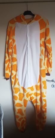 Piżama we wzorze żyrafy, śmieszna, XL