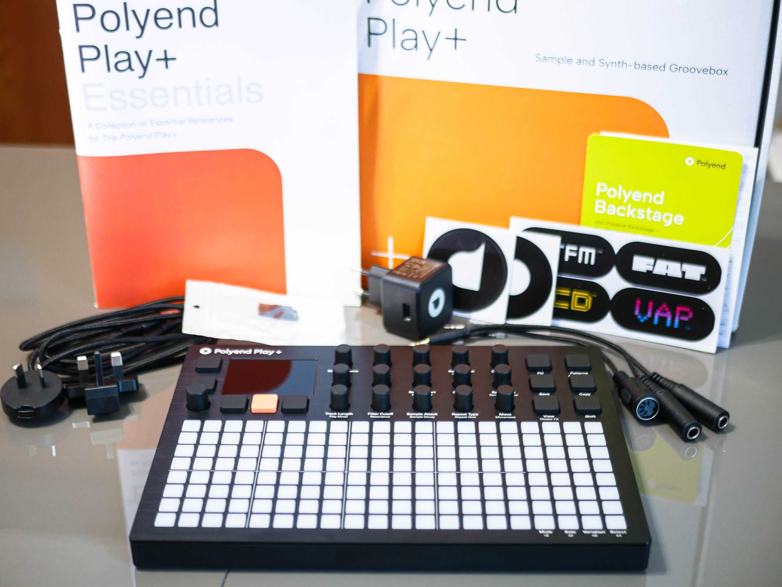 POLYEND Play PLUS Groovebox + jak nowy, DODATKI! syntezator sampler