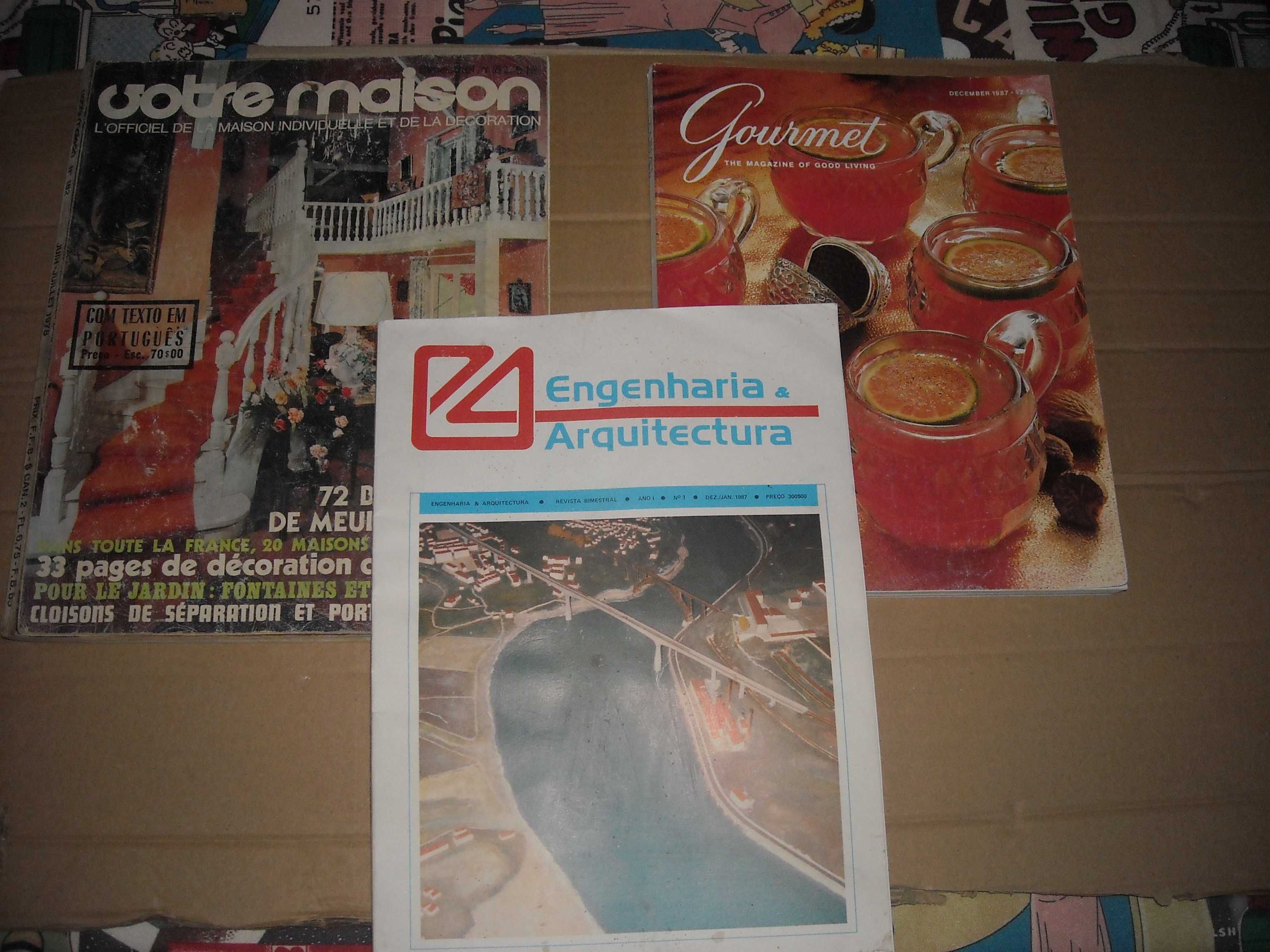 Revistas antigas Votre Maison / Gourmet / Arquitectura e Engenharia