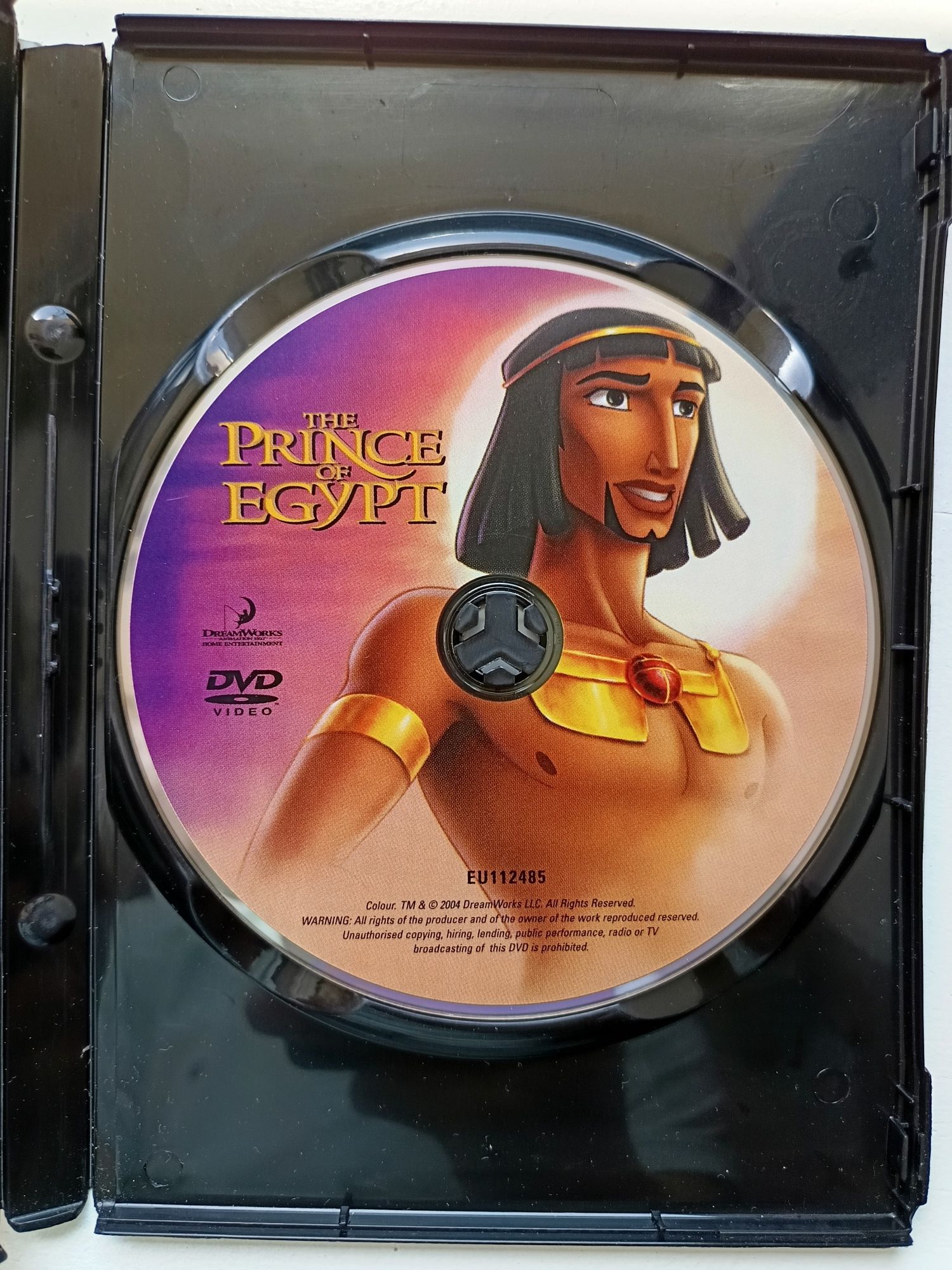 DVD o príncipe do Egipto