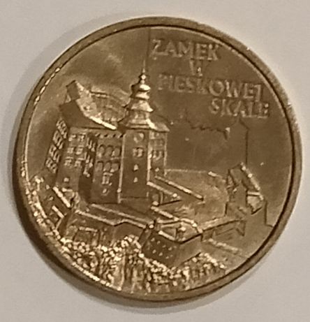 Moneta 2 złote  Zamek w Pieskowej Skale z 1997 roku.