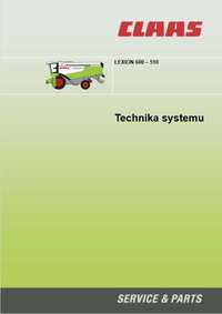 Książka elektryka hydraulika Claas Lexion 510-600