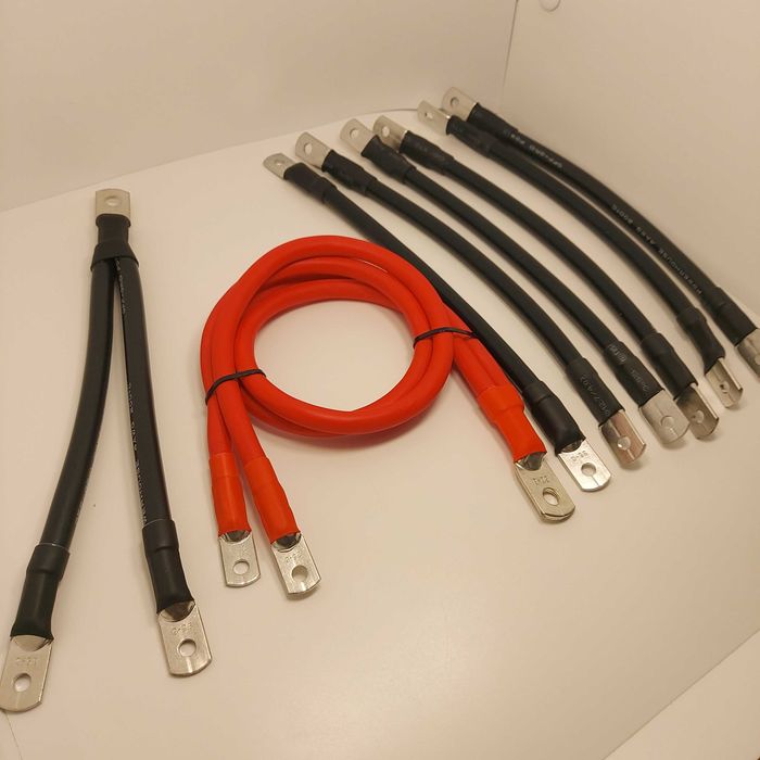 Кабель инвертора соединительные провода аккумулятору акб батарей болт