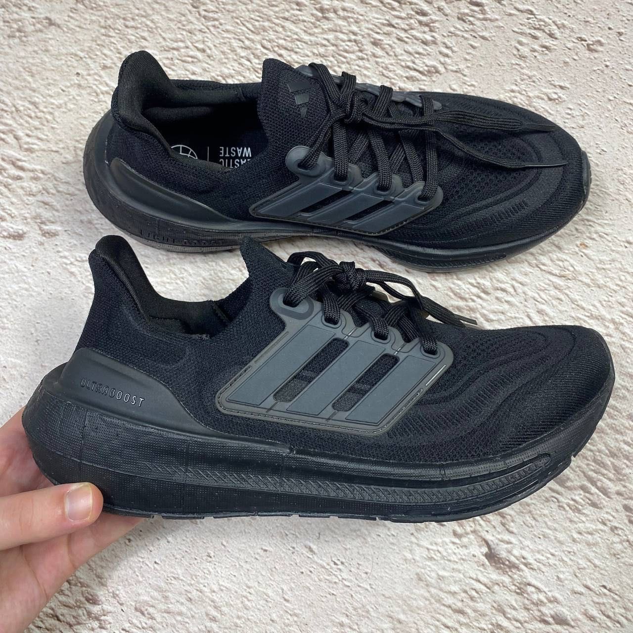 Нові! оригінал adidas ultraboost light кросівки black primeknit