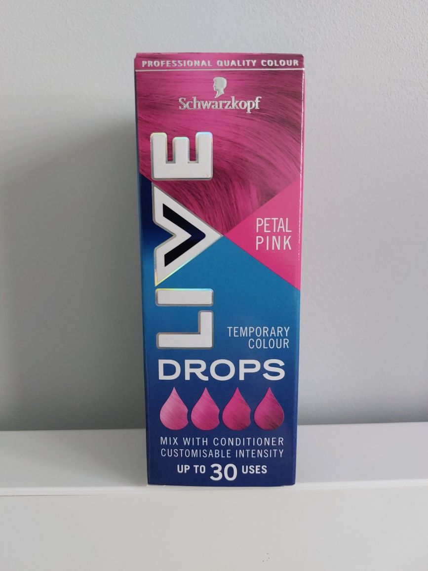 Krople Schwarzkopf LIVE Drops Petal Pink [NOWE]