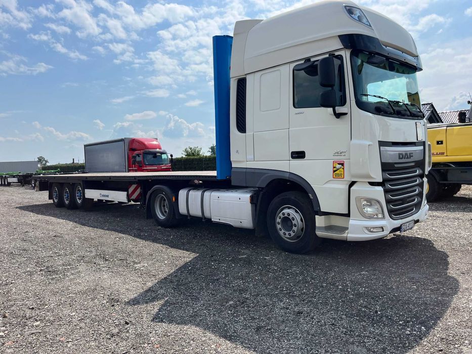 Wynajem naczepa platforma 13,6 * Dzierżawa naczepa platforma KRONE