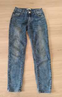 Spodnie jeansy dla dziewczynki w rozmiarze 152