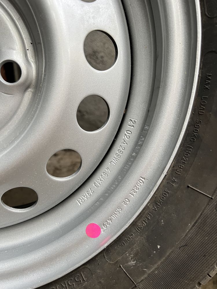 Колеса прицеп лафет 155 r13 84N ціна за 2шт.