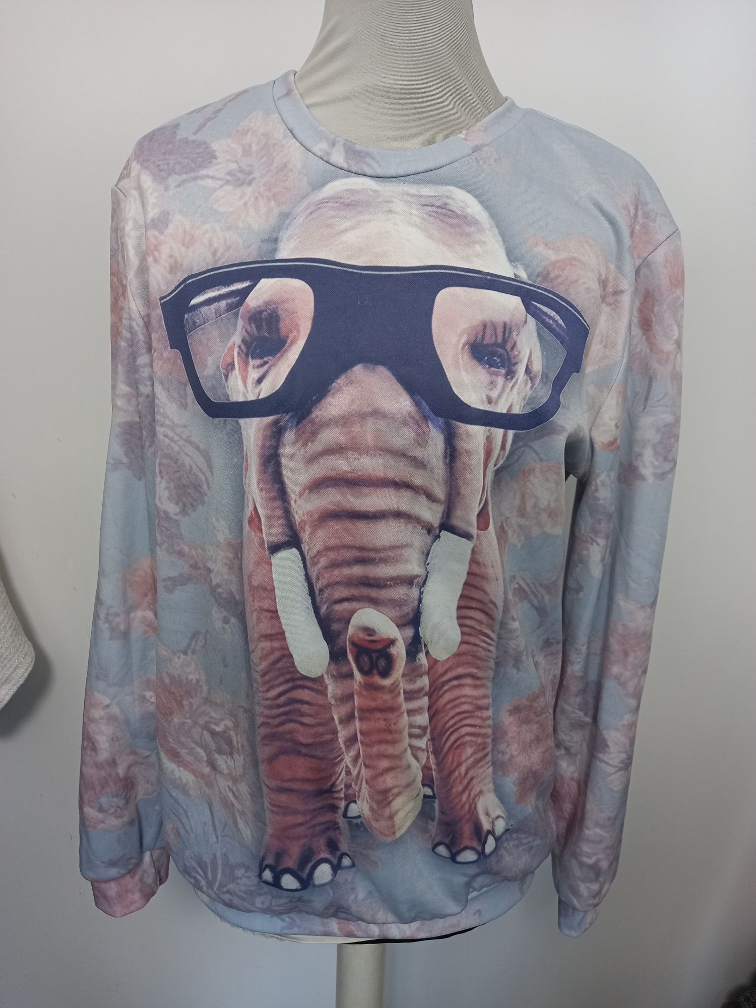 Bluza Mr. GUGU& Miss GO r. M słoń wzór
