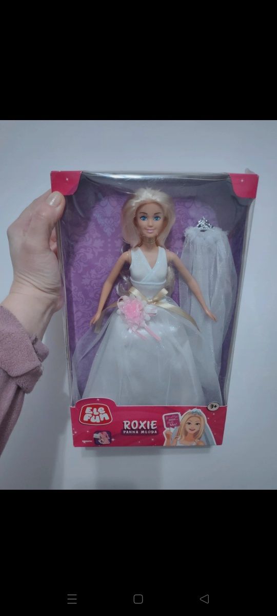 Nowa lalka typu Barbie  roxie panna młoda super na prezent urodziny św
