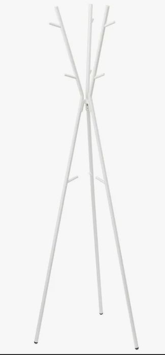 Wieszak stojący biały Ekrar