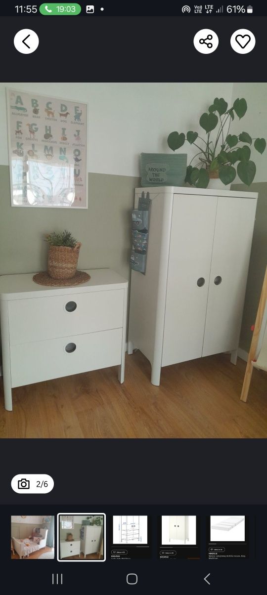Szafa i komoda ikea
