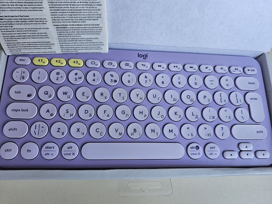 Клавіатура Logitech k380