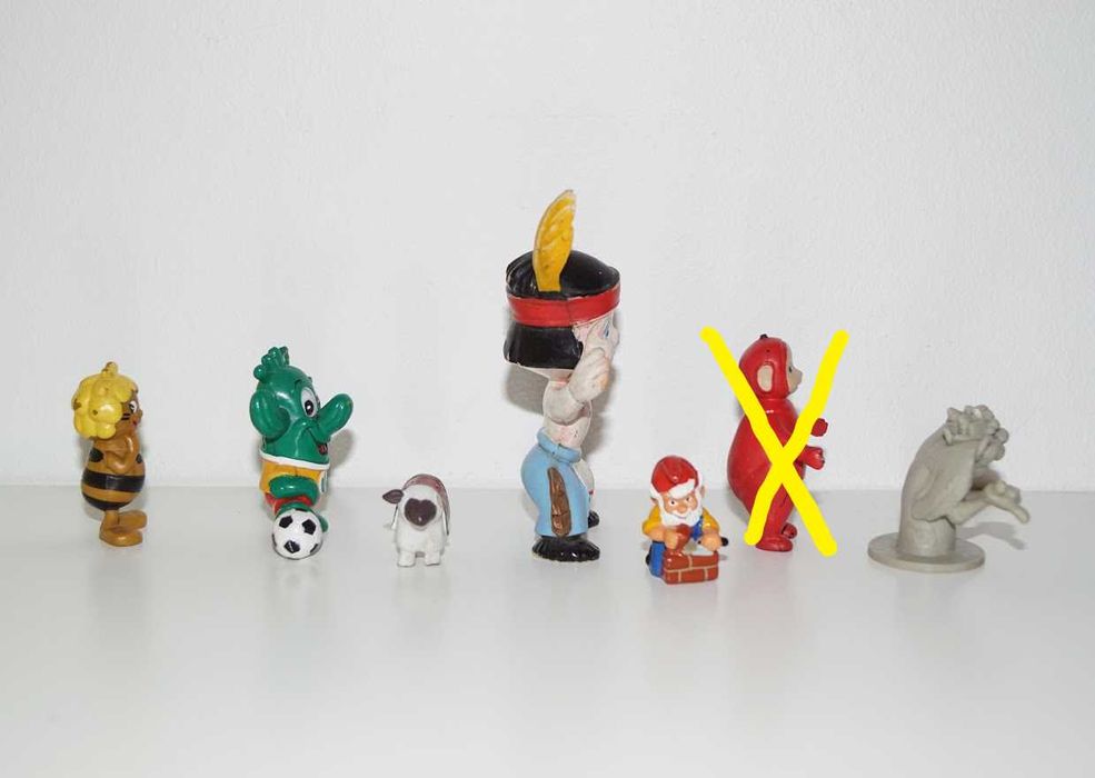 Bonecos Maia Heidi Marretas Majora Taurus Kinder Ferrero