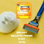 Wkłady gillette fusion  8szt 10X  pakowane  Oryginalne  Sklep