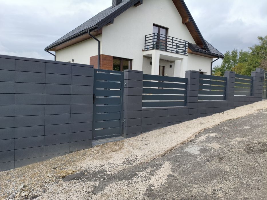 Montaż ogrodzeń z paneli pustaków