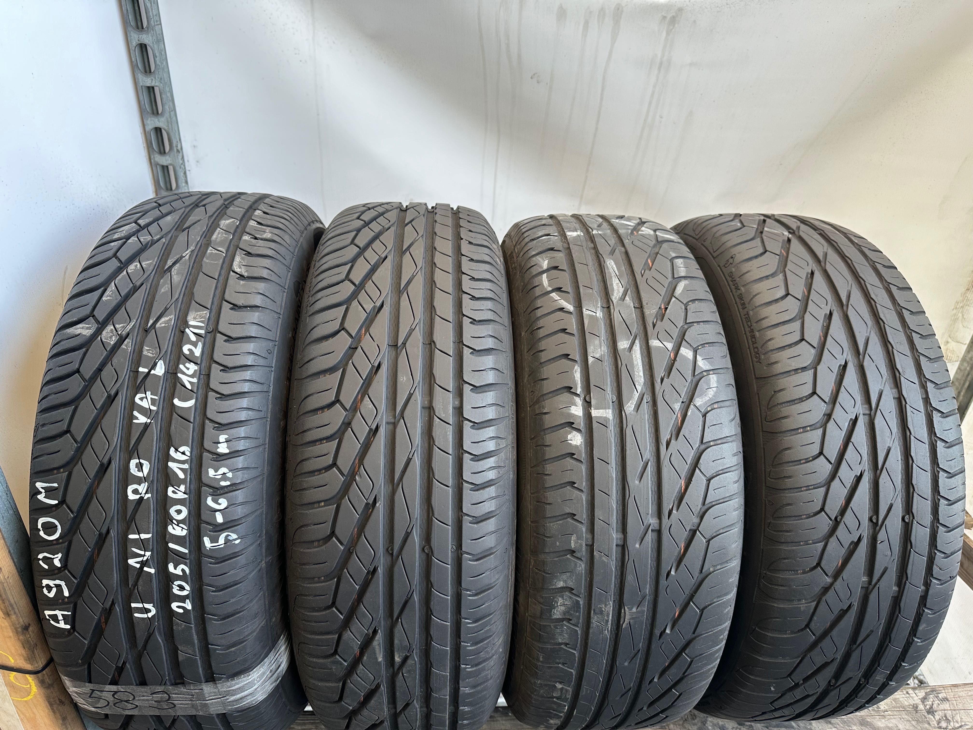 Opony letnie 205/60R16 UNIROYAL