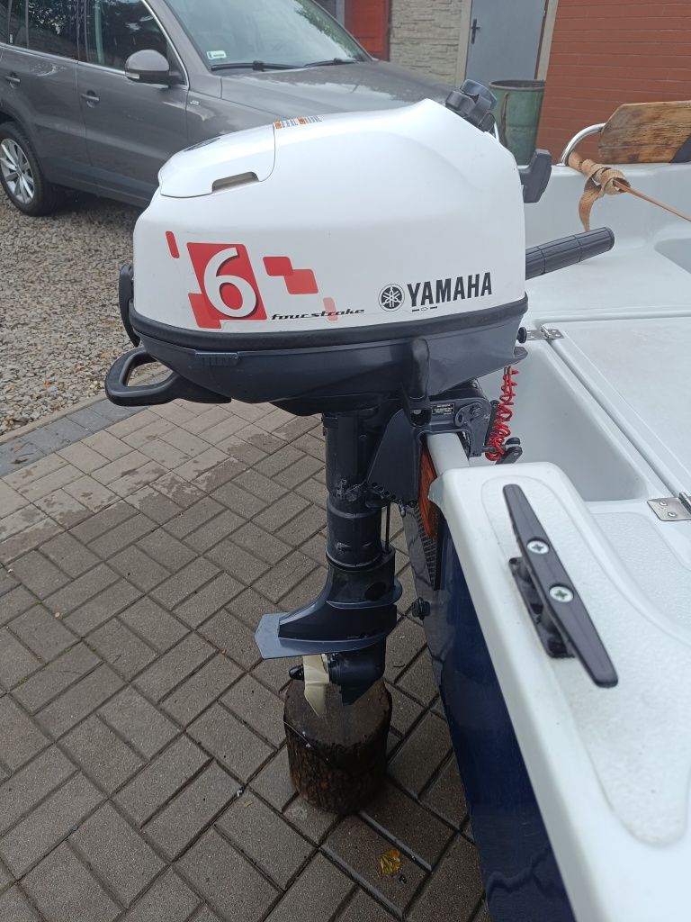 Silnik Yamaha 6hp 4 takt  stopa S 2012 rok plus linia paliwowa