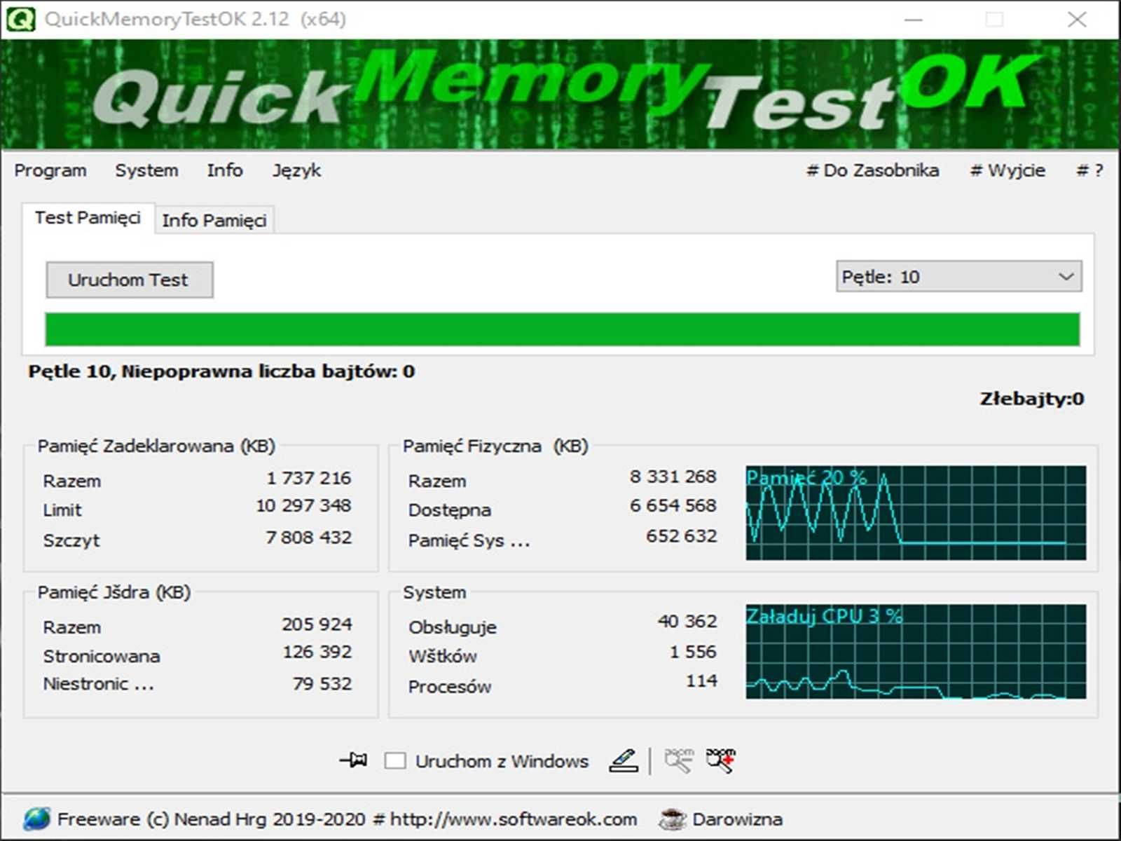 DDR3 4GB KingSton PKi 12800 -Komputer