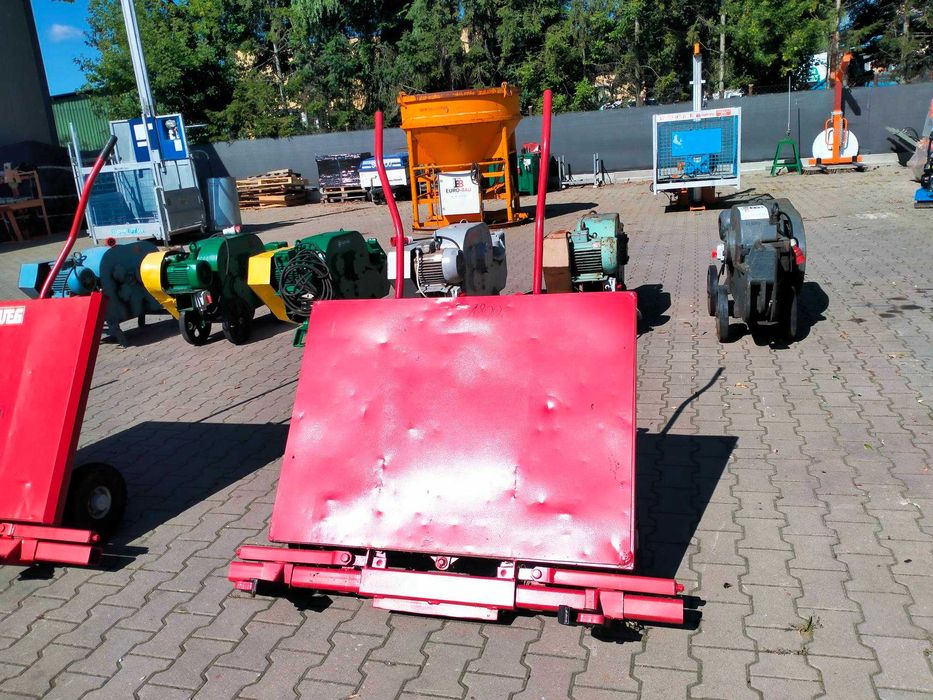 Wózek transporter brukarski kostki brukowej