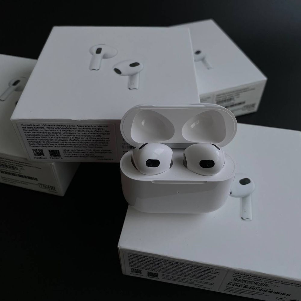 Наушники AirPods 3 premium+ чехол в подарок!