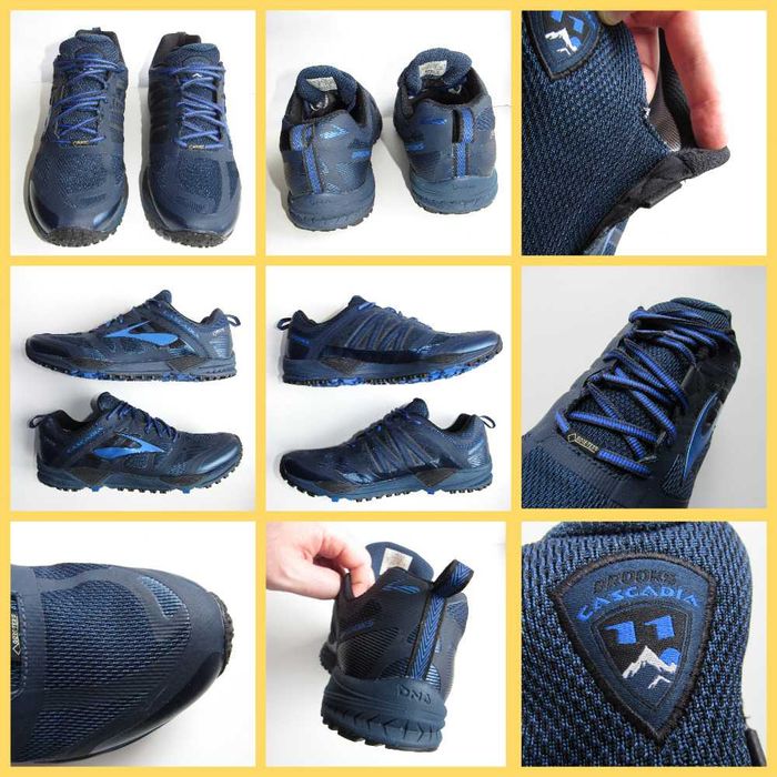 Мембранные, трейловые кроссовки Brooks Cascadia 11 M GTX р. 46 (30см)