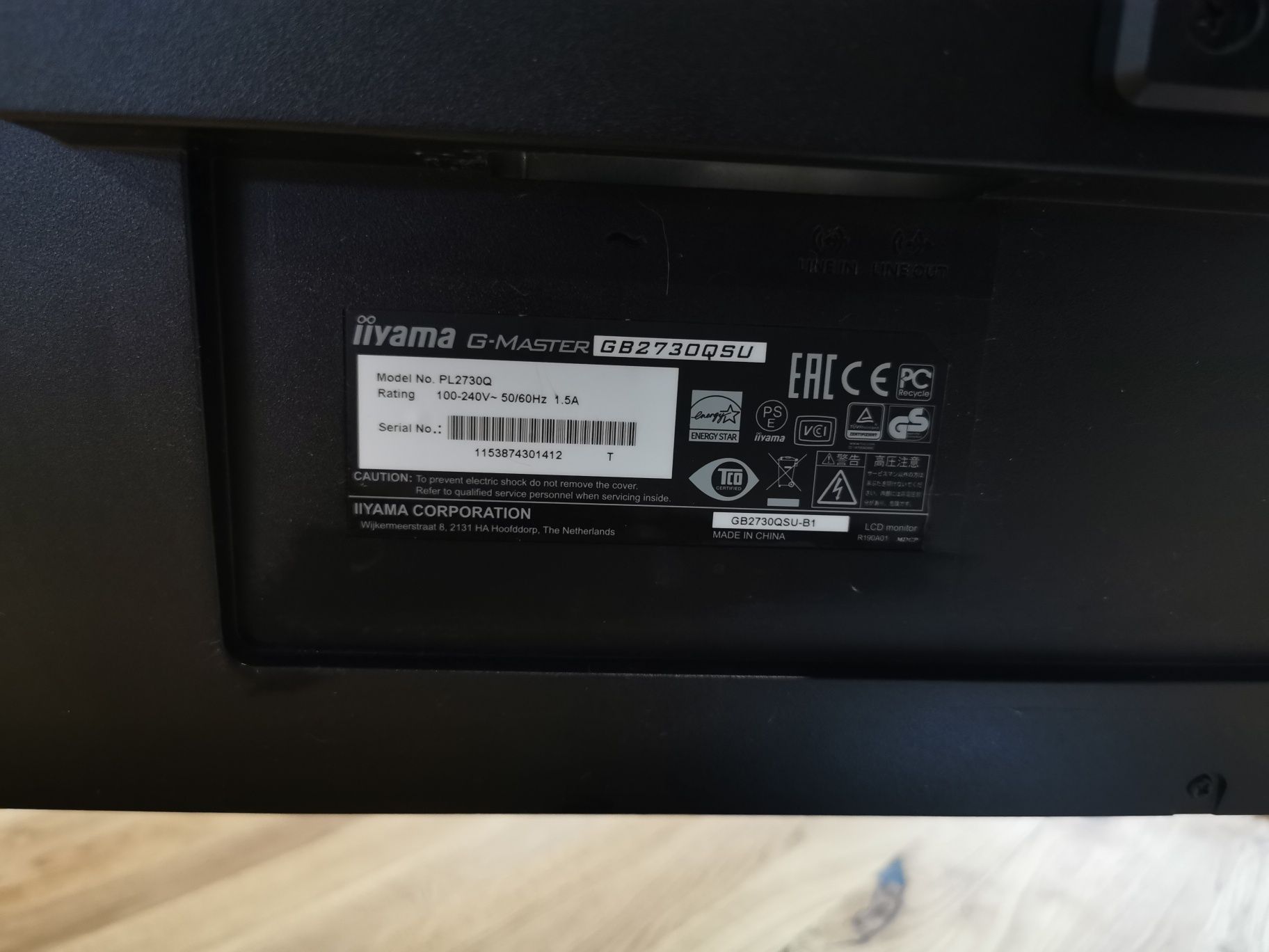 Monitor iiyama G-Master GB2730QSU