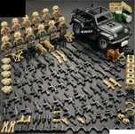 Конструктор Броневик с фигурками, оружием для Лего Lego 395 деталь ЗСУ