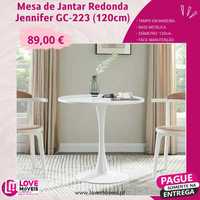 Mesa de Jantar Redonda Jennifer GC-223 (120cm)