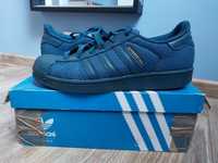 Niebieskie buty Adidas Superstar J rozmiar 38⅔