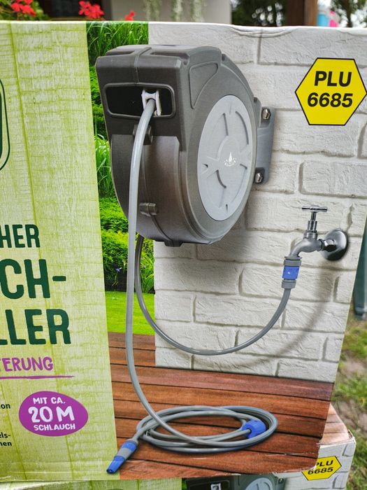 Wąż ogrodowy ze zwijakiem