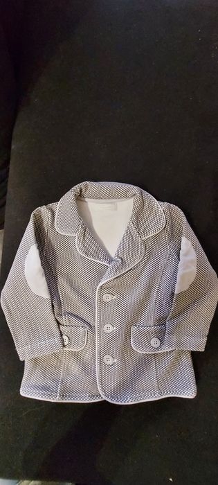 Chrzciny ubrany chłopiec 74/80 i buty 6-12mcy