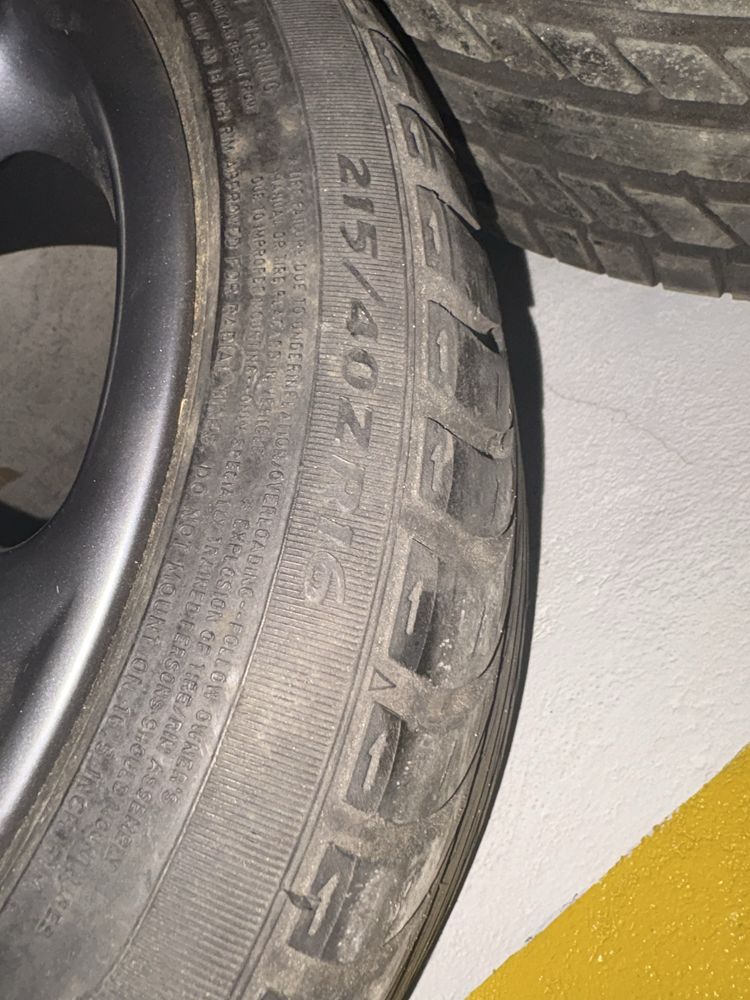 Jantes Antera 16 Honda civic ep3 5x114 com pneus